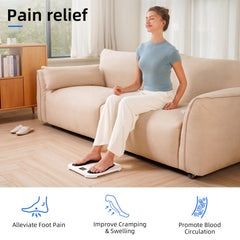 Cordless Foot Massager with Rhythmic Massage — 10 Modes, 20 Intensity Levels, Remote Control
