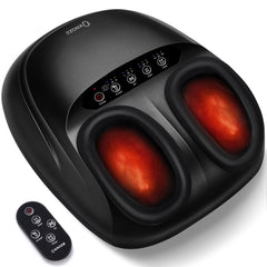 Foot Massager Machine with Heat, Shiatsu Deep Kneading Foot Massager with Remote, Compression, Multi-Massage Modes, Auto-Off Timers, Gifts for Women Men