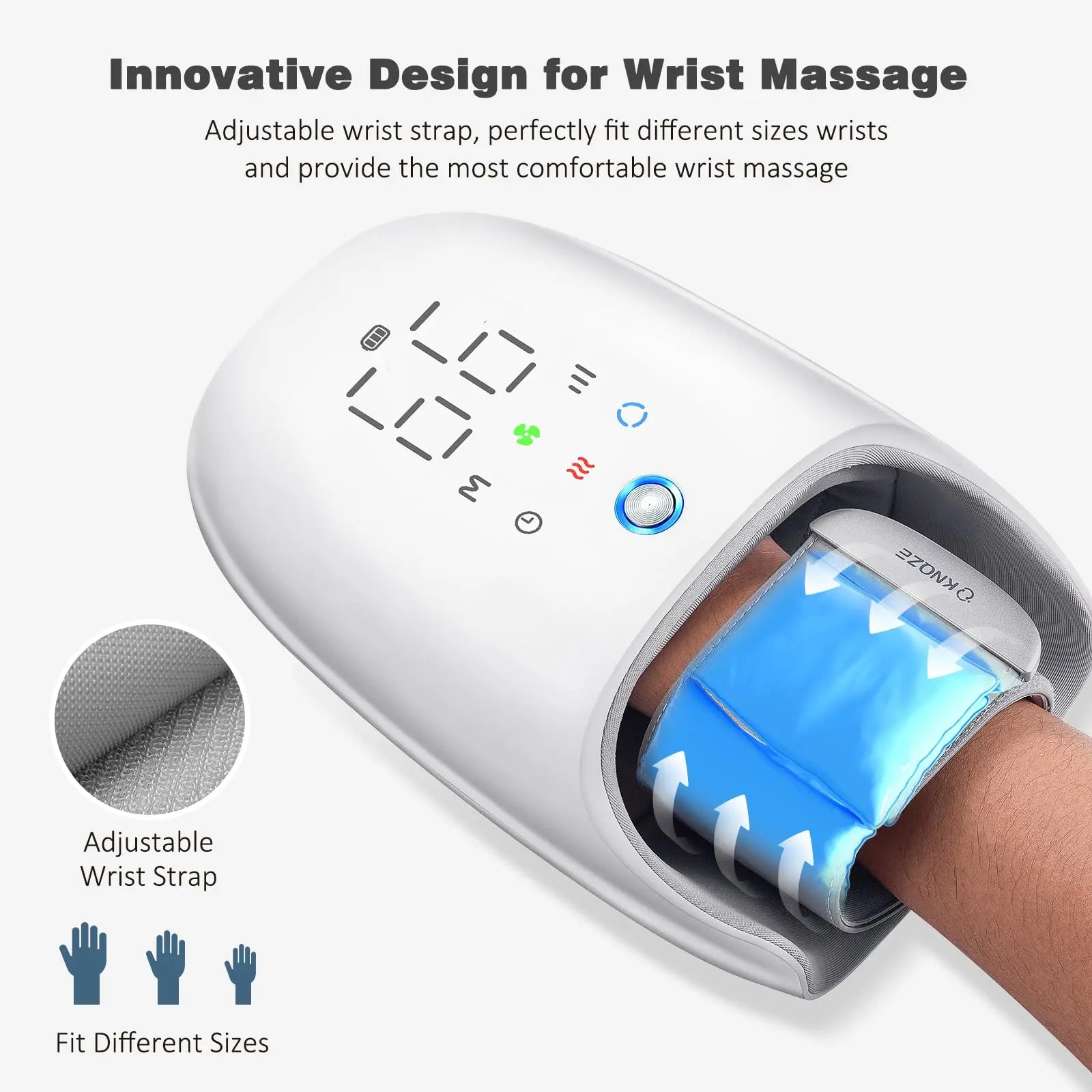 Hand Massager with Heat and Compression & Kneading Massage