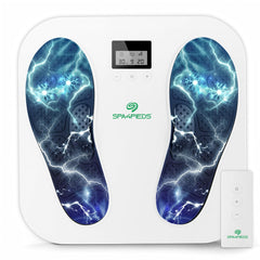 Cordless Foot Massager with Rhythmic Massage — 10 Modes, 20 Intensity Levels, Remote Control