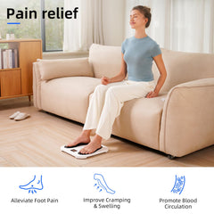 Cordless Foot Massager with Rhythmic Massage — 10 Modes, 20 Intensity Levels, Remote Control